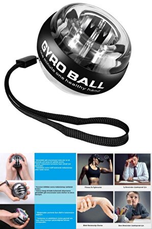 Resistance Trainer Edge Gyro - Power Wrist Ball - Bilek Kol Güçlendirici Egzersiz Topu