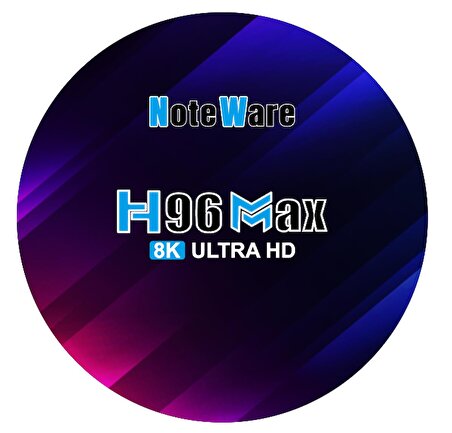 Noteware H96 Max 8k Ultra Hd Android 13 Dört Çekirdek RK3528 Işlemci 4 GB Ram 64 GB Hafıza Tv Box