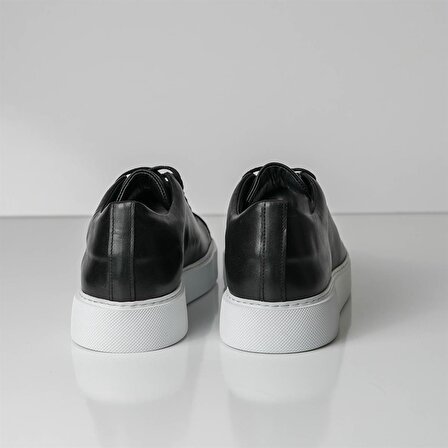 Marcellus Model Hakiki Deri Erkek Siyah Casual Ayakkabı