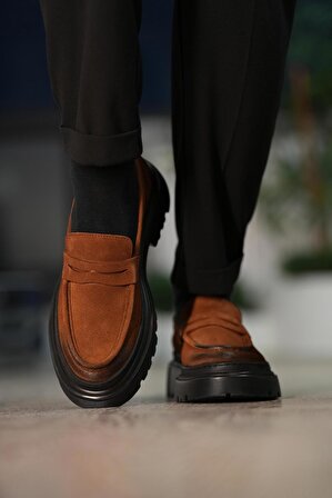 Ramonelli Model Hakiki Deri El Yapımı Erkek Tarçın Casual Ayakkabı