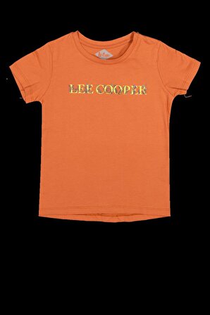 Pumpkin Kız Çocuk Bisiklet Yaka T-Shirt Turuncu