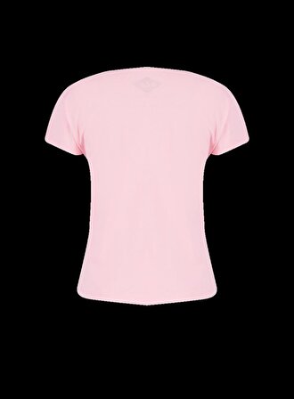 Dollie Kadın Bisiklet Yaka T-Shirt Pembe