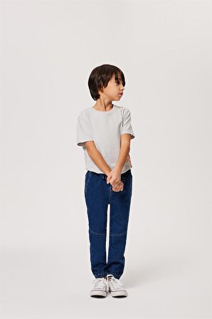 Lucas Erkek Çocuk Jean Pantolon Mıd Blue