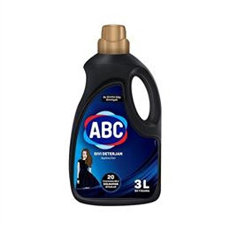 ABC Renk Koruma Siyahlar için Sıvı Deterjan 20 Yıkama 3 lt