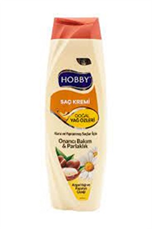 HOBBY SAÇ KREMİ ARGAN YAĞI PAPATYA ÇİÇEĞİ 600 ML