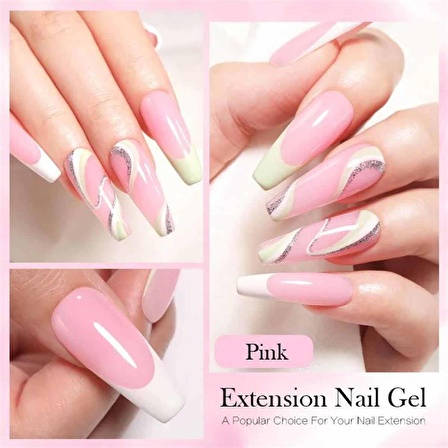 Born Pretty 225 gr Nail Extension Gel Pembe