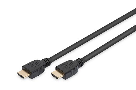 HDMI Ultra High Speed with Ethernet Bağlantı Kablosu (HDMI 2.1), 4320p, 8K Ultra HD, HDMI Tip A Erkek - HDMI Tip A Erkek, 5 metre, altın kaplama, siyah renk
