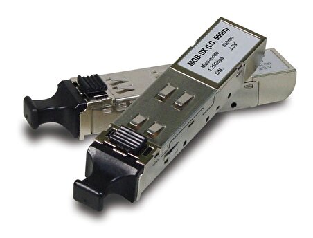1000Base-SX Mini-GBIC Modül (LC, MM) - 220m (62.5/125), 550m (50/125) (0~50℃)