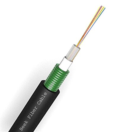 Beek Dış Mekan Fiber Optik Kablosu, 12 Core, OM2, 50/125µ Multimode, Unitube, Zırhlı/Shielded