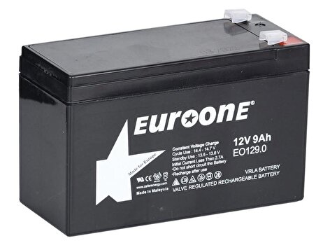 EUROONE EO-129.0 12 VOLT - 9 AMPER AKÜ  (150 X 65 X 90 MM)
