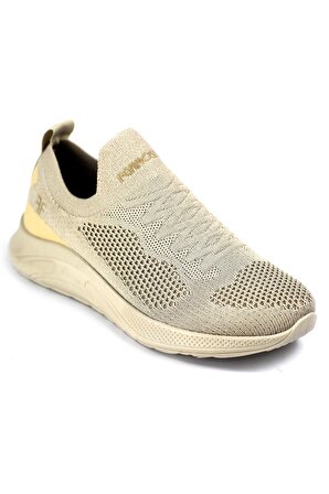 Pabucchi Ferrosa Triko Sneaker Spor Ayakkabı Kadın O58Z0F0041-Bej