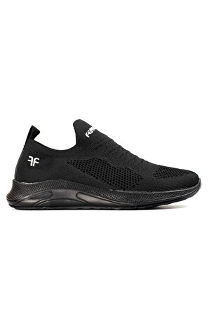 Pabucchi Ferrosa Triko Sneaker Spor Ayakkabı Kadın O58Z0F0041-Siyah