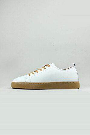 Punto 274055 Hakiki Deri Bağcıklı Sneaker Erkek