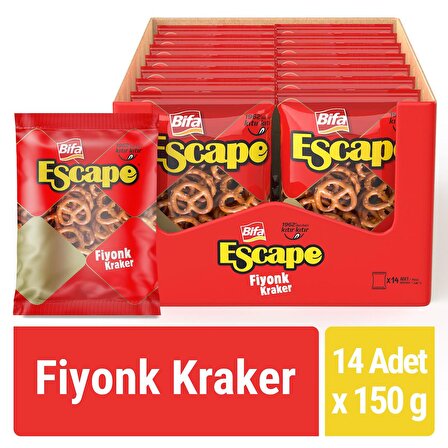Bifa Escape Fiyonk Kraker 150 gr x 14 Adet