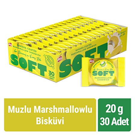 Bifa Soft Muzlu Marshmallowlu Bisküvi 20 gr x 30 Adet