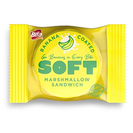 Bifa Soft Muzlu Marshmallowlu Bisküvi 20 gr x 30 Adet