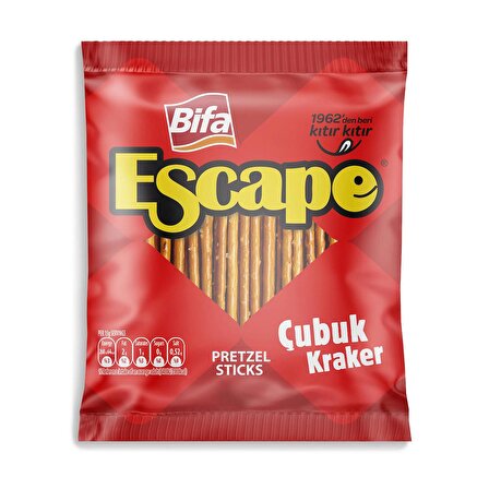 Bifa Escape Tuzlu Çubuk Kraker 150 gr x 30 Adet