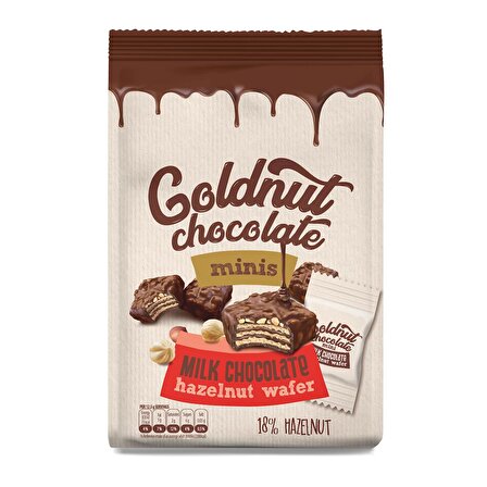 Goldnut Çikolata Kaplamalı Fındıklı Gofret 125 gr