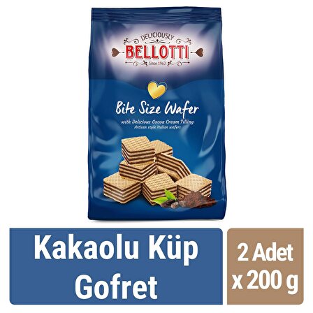 Bellotti Küp Gofret Kakaolu 200 gr x 2 Adet