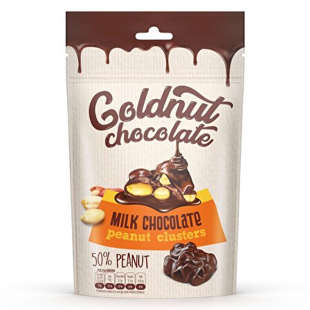 Goldnut Sütlü Çikolata Yer Fıstıklı Cluster 80 gr