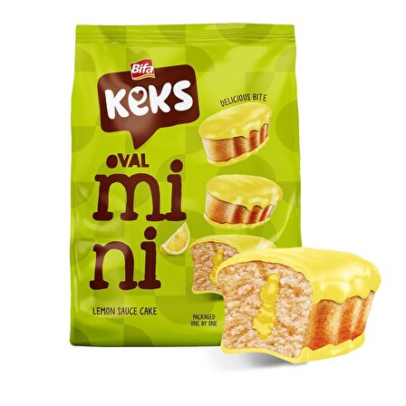 Bifa Keks Mini Oval Kek Limonlu 180 gr x 2 Adet