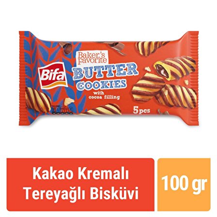 Bifa Baker's Favorite Tereyağlı Bisküvi Kakao Kremalı 100 gr