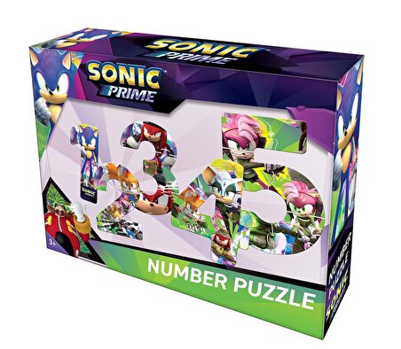 Sonic 3+ Yaş Büyük Boy Puzzle 20 Parça