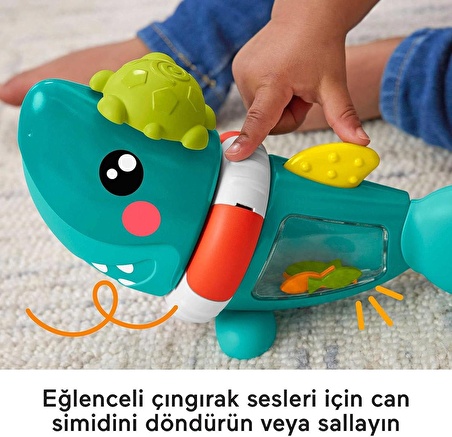 HJP01 Fisher Price Sıralama Oyuncağı Hareketli Köpek Balığı