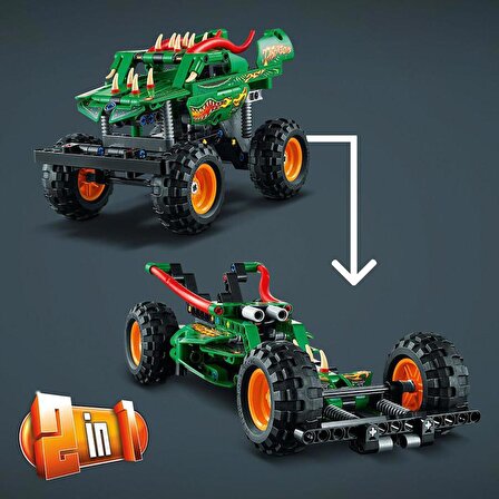 42149 LEGO® Technic Monster Jam™ Dragon™ Oyuncak Yapım Seti (217 Parça)