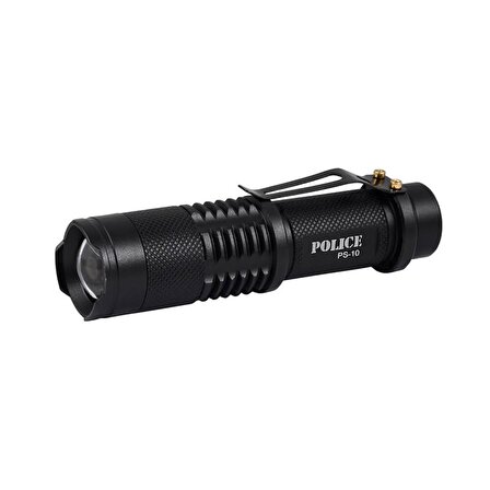 Police PS-10 XML T6 Led Tüfek Aparatlı Şarjlı El Feneri