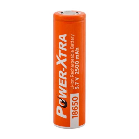 Power-Xtra 3.7V Li-ion 18650 2500 Mah Şarjlı Pil