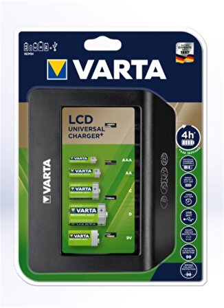Varta 57688 LCD Universal USB Pil Şarj Cihazı