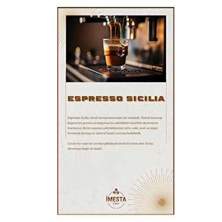 İmesta Organic Espresso Sicilia 250gr