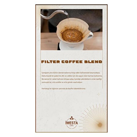İmesta Organic Filter Coffee Blend 1kg