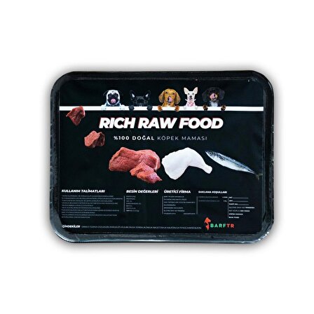 Rıch Raw Food 8 kg Köpek Maması