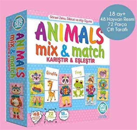  Animals Mix&match Karıştır&eşleştir Hayvanlar