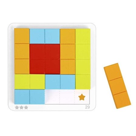 Tooky Toy  Ahşap Tetris Oyunu
