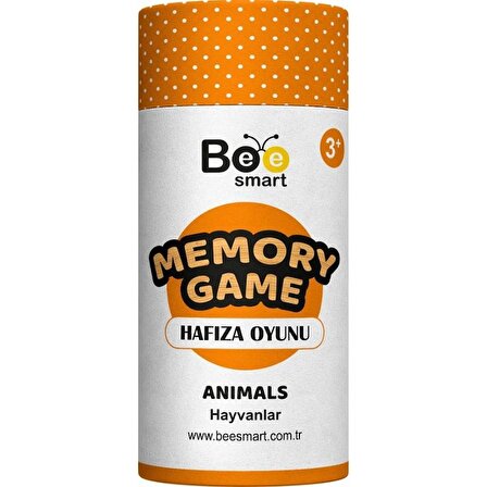Bee Smart Memory Game Animals - Ahşap Hayvanlar