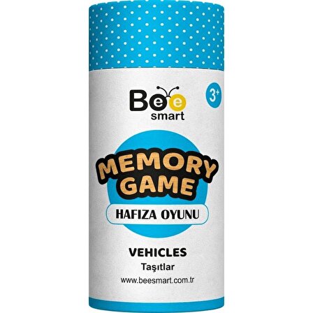 Bee Smart Memory Game Vehicles - Ahşap Araçlar
