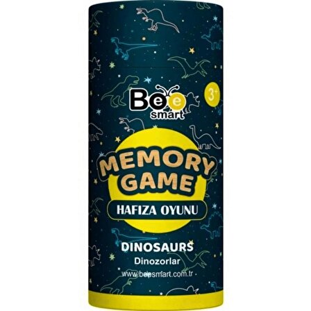 Bee Smart Memory Game Dinosaurs - Ahşap Dinazorlar
