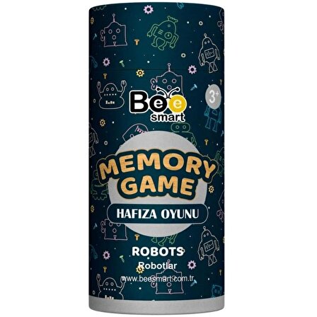 Bee Smart Memory Game Robots - Ahşap Robotlar