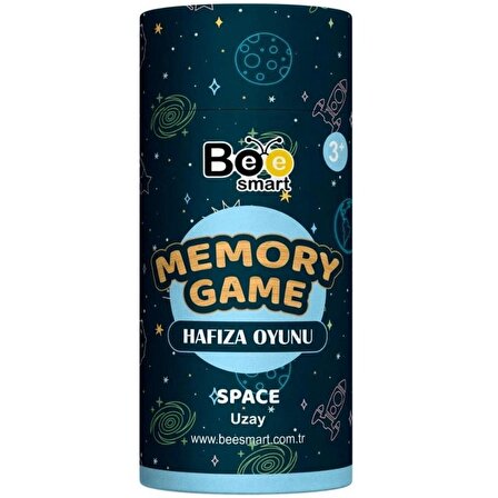 Bee Smart Memory Game Space - Ahşap Uzay