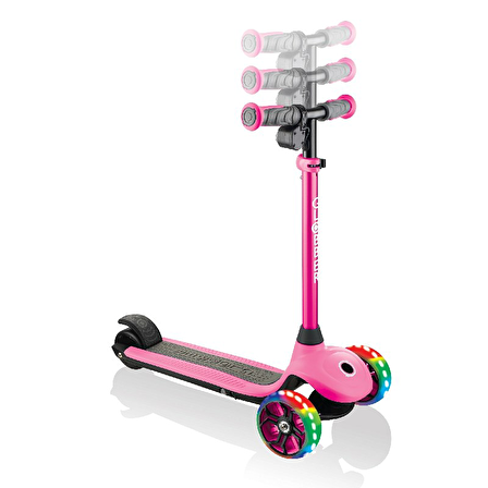 Globber One K E-Motion 4 Işıklı Elektrikli Scooter - Pembe