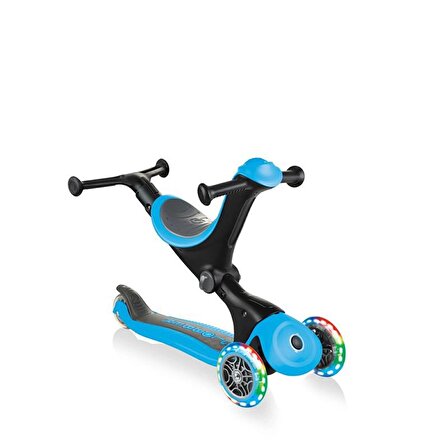 Globber Go Up Deluxe Işıklı Scooter - Mavi