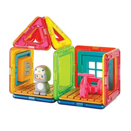 Magformers Mıknatıslı Cube House Set - Penguin - 20 Parça