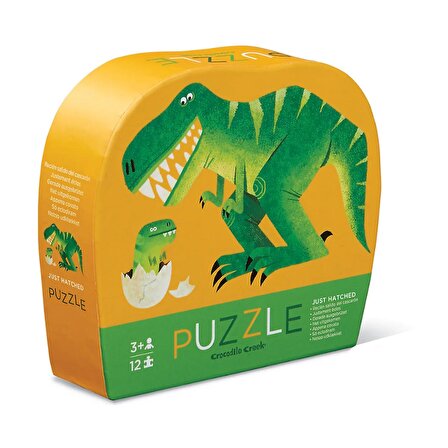 Crocodile Creek Dinozor Ve Yavrusu 4+ Yaş Büyük Boy Puzzle 12 Parça
