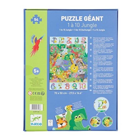 Djeco Dev Puzzle 54 Parça / Jungle