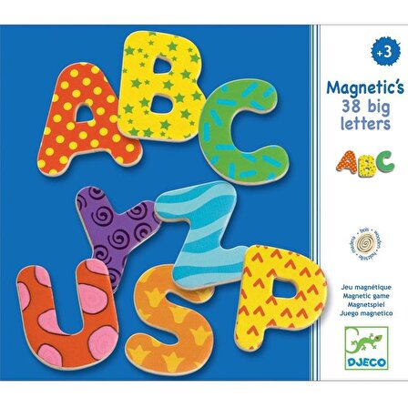 Djeco Mıknatıslı Oyunlar - 38 Big Letters
