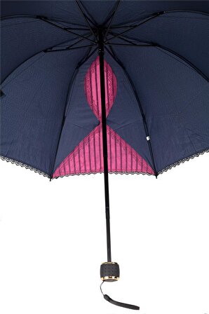 Marlux Lacivert Fiyonklu Kadın Şemsiye M21MAR353R002