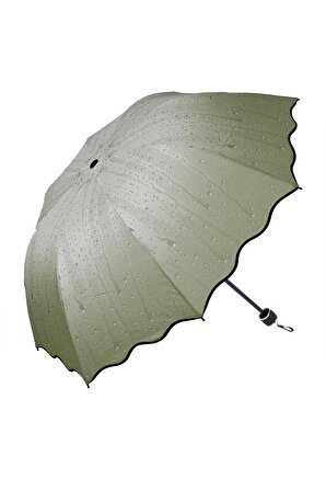 Marlux Haki Yağmur Damlası Kadın Şemsiye M21MAR401R003